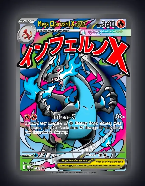 Mega Charizard X ex #023 - Pokémon card