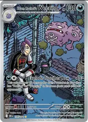 Team Rocket's Weezing - Pokémon card