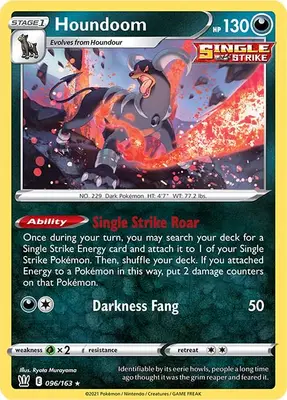 Houndoom - Pokémon card