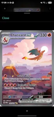 Charizard Ex - Pokémon card