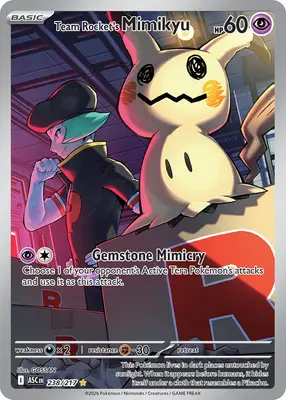 Team Rocket’s Mimikyu - Pokémon card