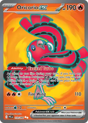 Oricorio ex - Pokémon card