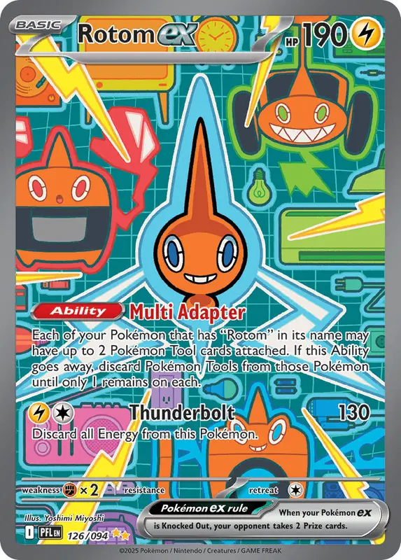 Rotom ex - Pokémon card