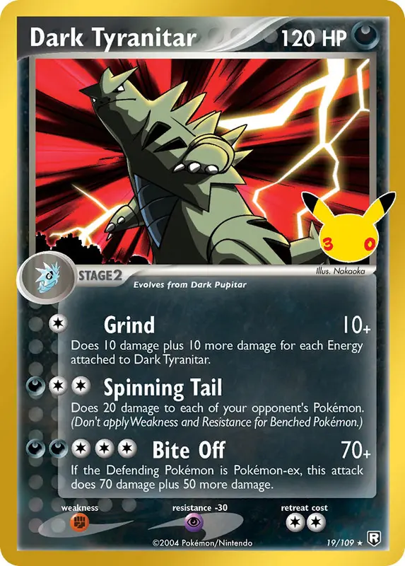 Dark Tyranitar - Pokémon card